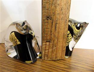 VTG SWEDEN PAIR SIGNED CRYSTAL 2